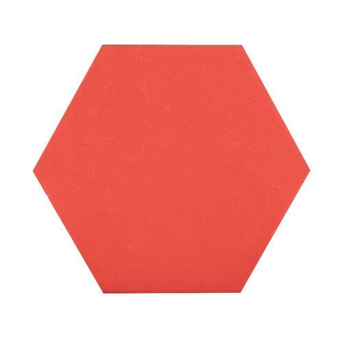 gạch lục giác màu đỏ NXB_8869