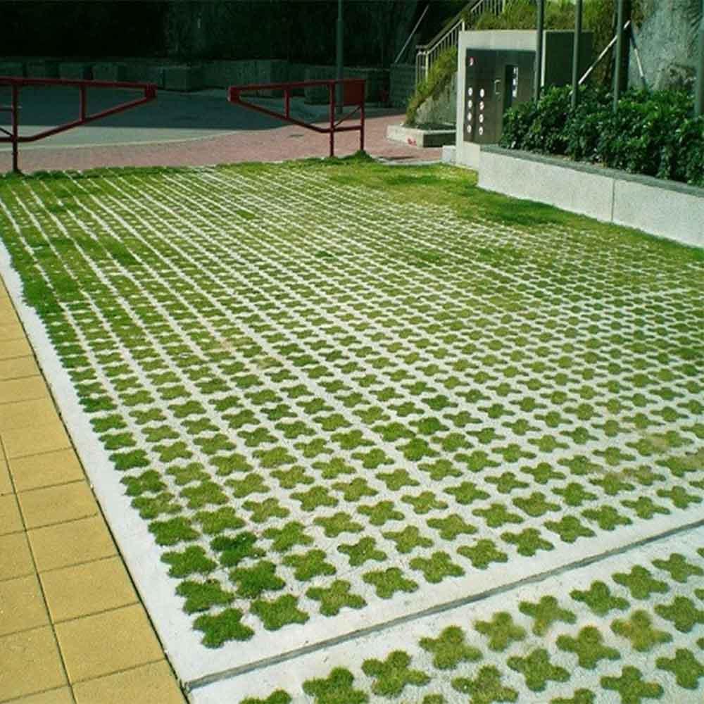 Gạch block trồng cỏ cánh bướm 