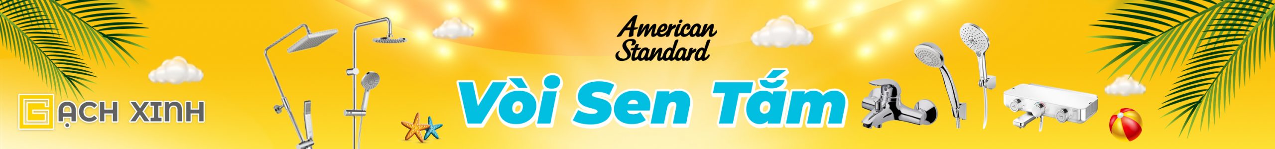Banner Vòi Sen Tắm - Sen Cây American Standard